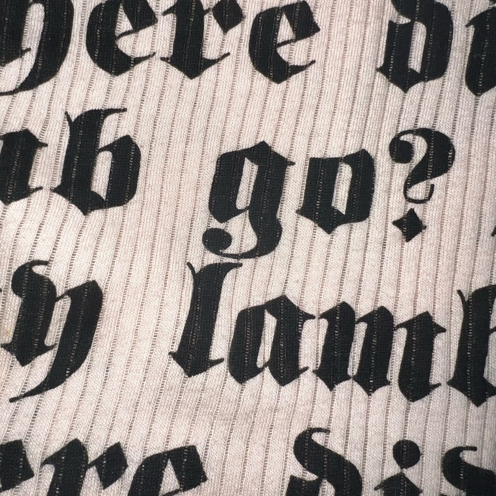 L.A.M.B. Pink and Black Graphic Tank Top *rare* - Picture 2 of 4
